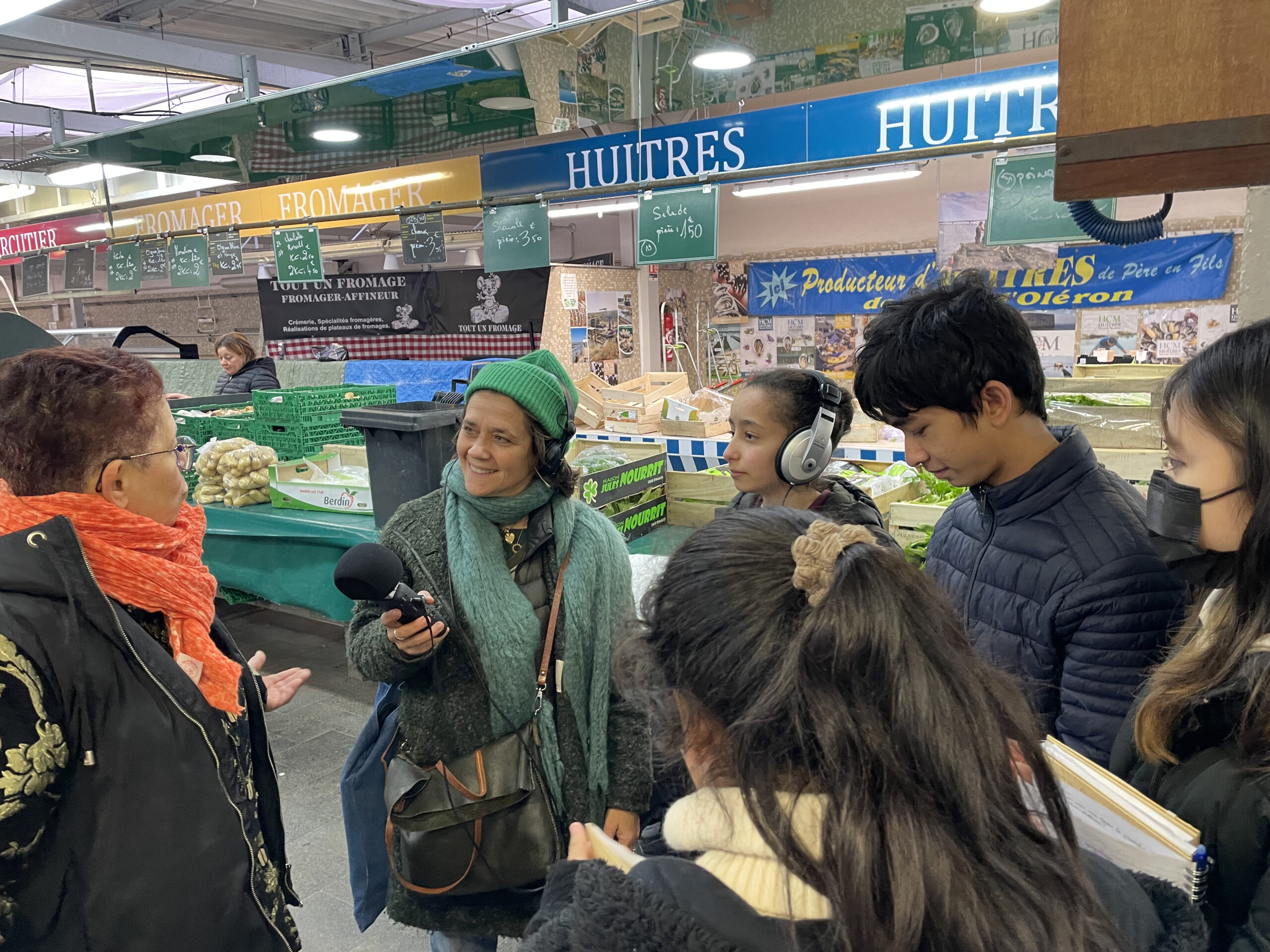 Les déchets du marché