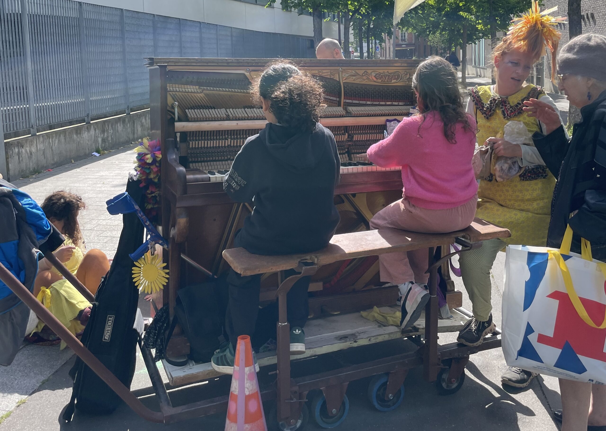 Les recettes sonores du quartier Danube : Le Flying piano